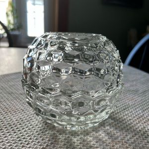 Vintage Indiana glass fairy lamp